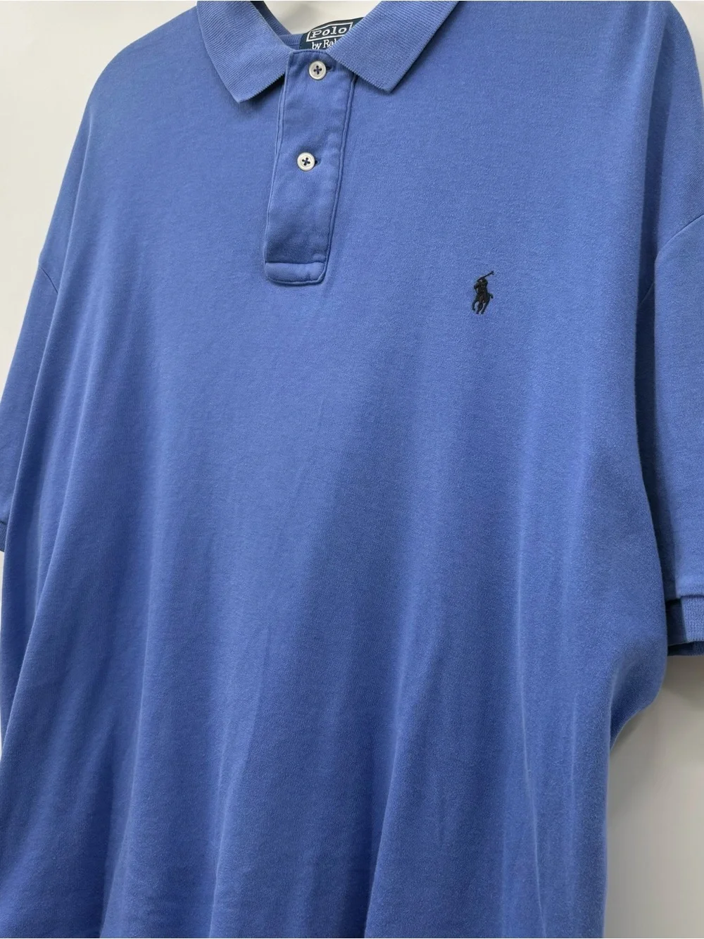 Polo by Ralph Lauren Men's Blue Short-Sleeve Polo Shirt